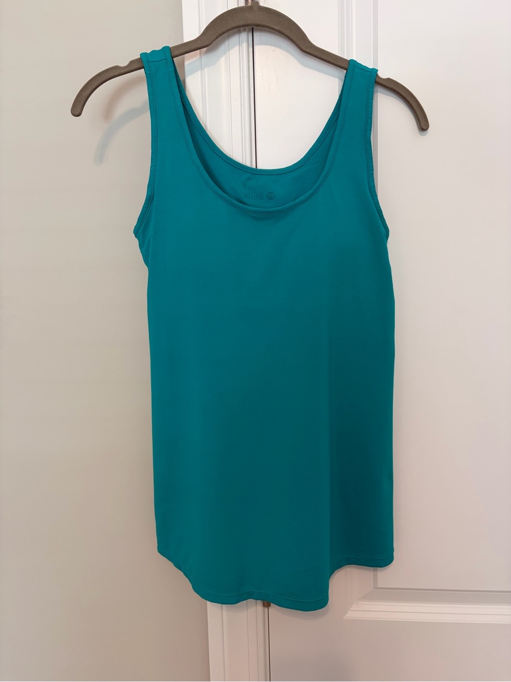 Lilly Pulitzer Luxletic Teal Scoop Neck Tank Top XS